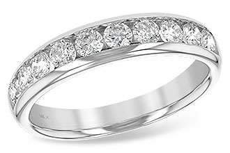 A129-51709: LDS WED RG .75 TW (10 STONES)