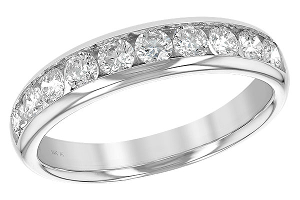 A129-51709: LDS WED RG .75 TW (10 STONES)