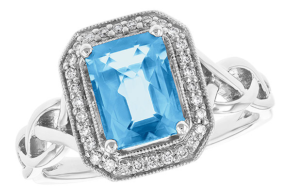 A224-03472: LDS RG 1.77 BLUE TOPAZ 1.88 TGW
