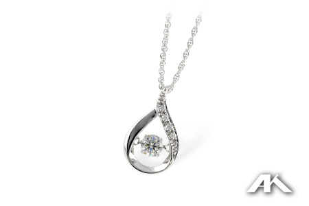 A224-04372: NECKLACE .19 TW