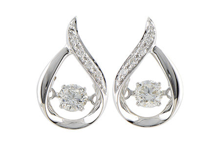A224-92627: EARRINGS .37 TW
