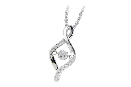 A224-93463: NECKLACE .33 TW
