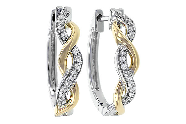 A225-82627: EARRINGS .15 TW