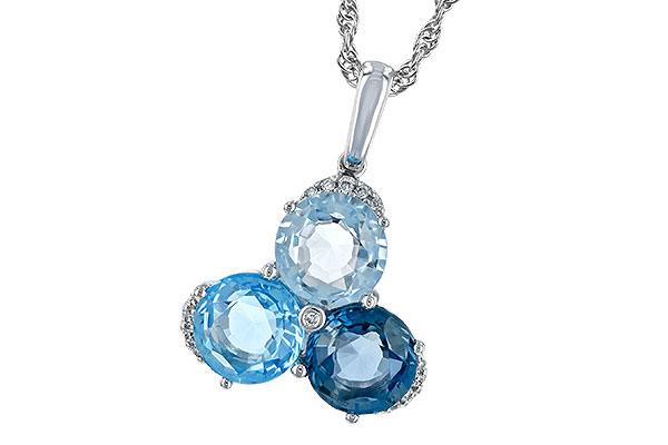 A225-83545: NECK 4.01 BLUE TOPAZ 4.06 TGW