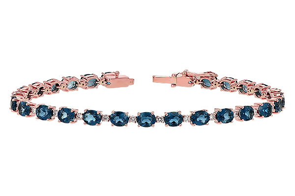 A225-84381: BRACELET 8.97 LONDON BLUE TPZ 9.55 TGW