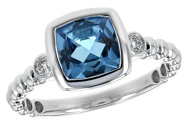 A225-84427: LDS RG 1.57 BLUE TOPAZ 1.65 TGW