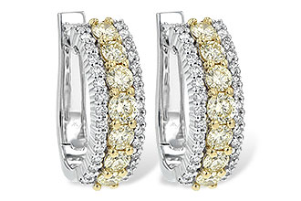 A225-85281: EARR 1.15 YELLOW DIAS 1.55 TW