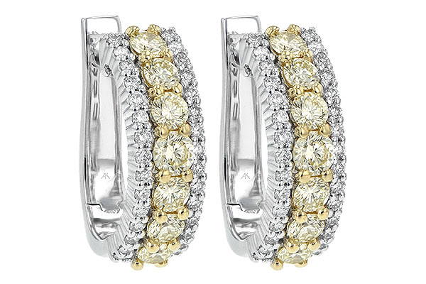 A225-85281: EARR 1.15 YELLOW DIAS 1.55 TW