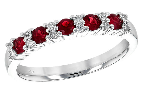 A226-74454: LDS WED RG .44 RUBY .58 TGW