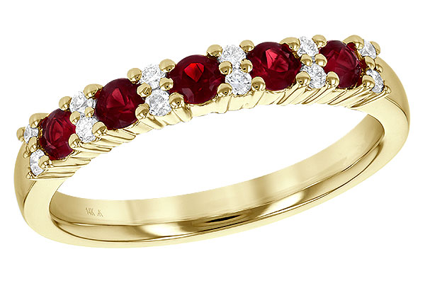 A226-74454: LDS WED RG .44 RUBY .58 TGW