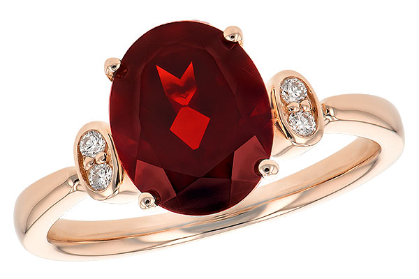 A226-80818: LDS RG 2.90 GARNET 2.96 TGW (10x8MM GAR)