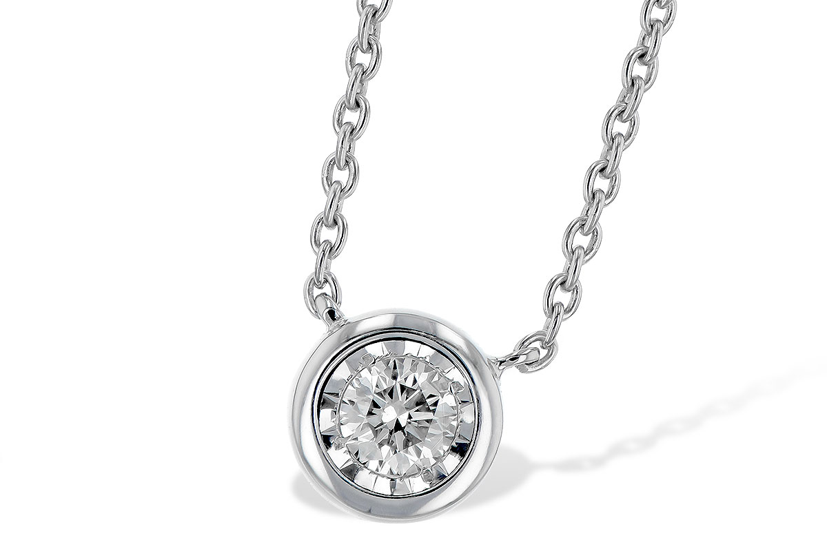 A309-46218: NECKLACE .15 BR (18")