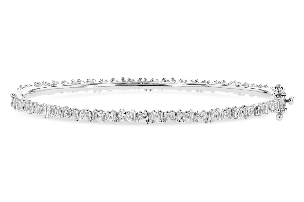 A309-47145: BANGLE .75 TW BAGUETTE DIAS
