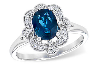 A309-52581: LDS RG 1.35 LONDON BLUE TOPAZ 1.50 TGW