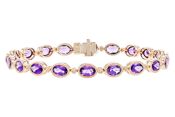 A310-38981: BRACELET 6.86 TW AMETHYST 6.90 TGW