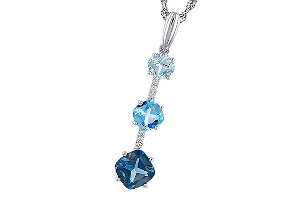 A311-28981: NECK 1.87 TW BLUE TOPAZ 1.90 TGW