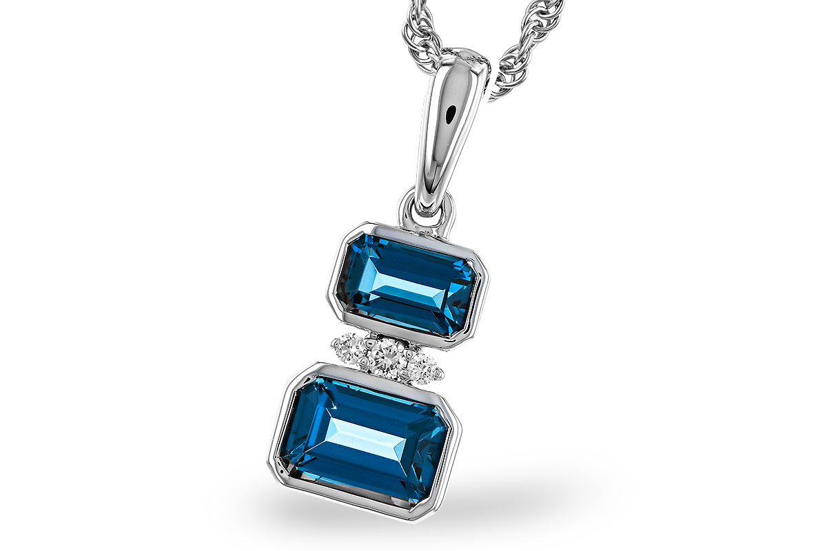 A311-29881: NECK .95 TW LONDON BLUE TOPAZ .98 TGW