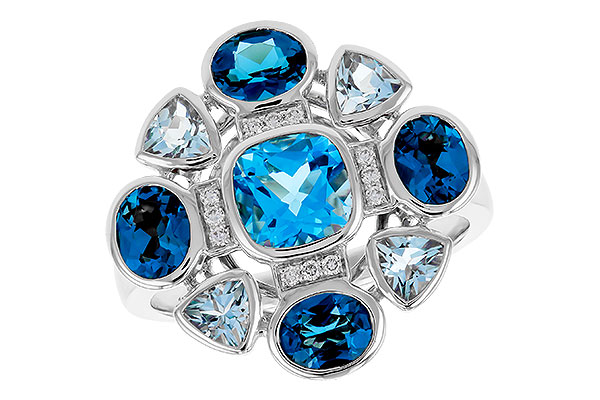 A311-30745: LDS RG 3.19 TW BLUE TOPAZ 3.25 TGW