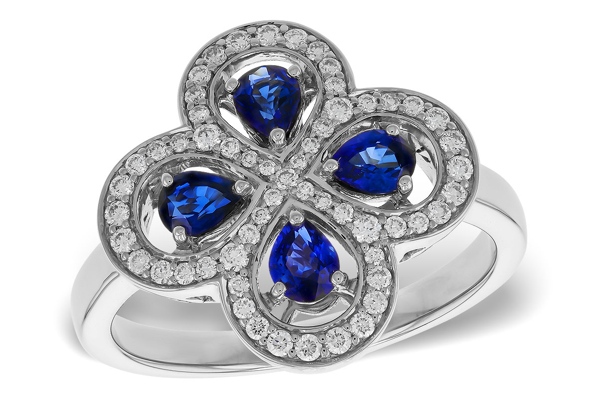 A311-33509: LDS RG .68 TW SAPPHIRE .96 TGW