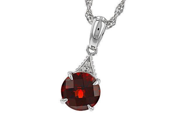 A311-34390: NECK 1.46 GARNET 1.47 TGW (7MM RD)