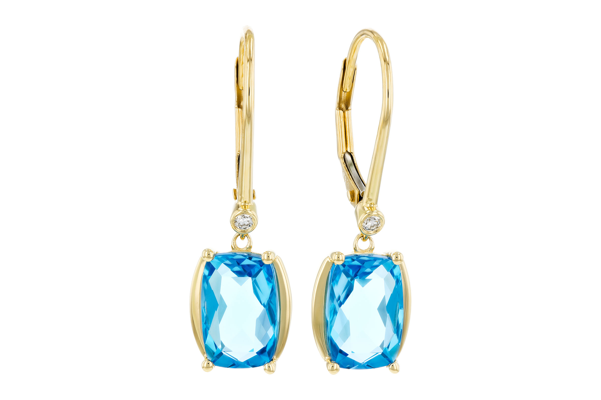 A312-20754: EARRINGS 3.82 TW BLUE TOPAZ 3.85 TGW (9x6MM BT)