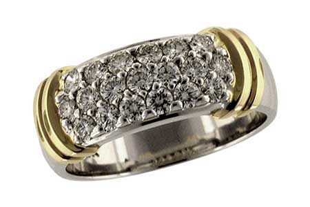B129-46245: LDS WED RG .75 TW
