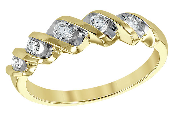 B129-51727: LDS WED RING .25 TW