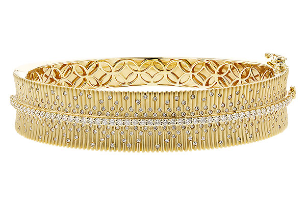 B221-28063: BANGLE BRACELET 1.94 TW (63X54MM)