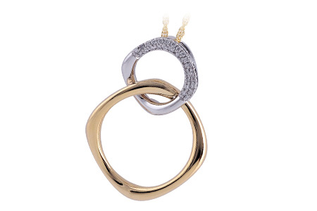 B221-29854: NECKLACE .14 TW