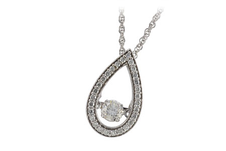 B223-17163: NECKLACE .38 TW