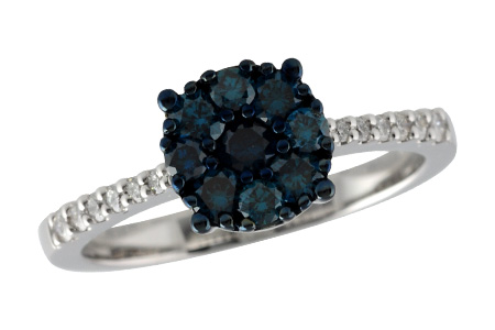 B223-18081: LDS DIA RG .45 BLUE DIA .58 TW