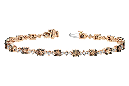 B224-97136: BRACELET 3.05 BROWN DIA 4.10 TW