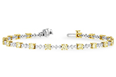 B224-97181: BRACELET 2.80 YELLOW DIA 4.01 TW