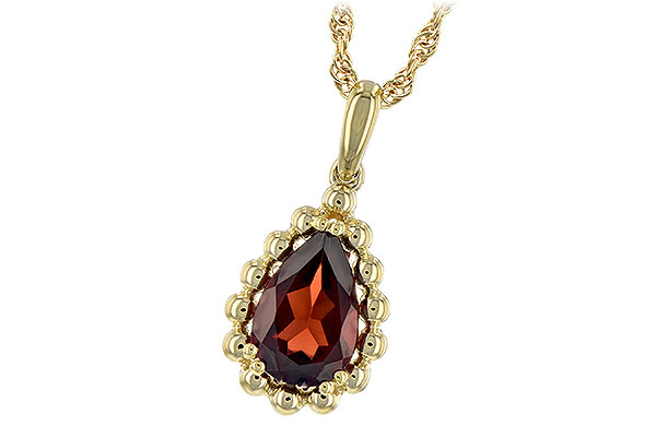 B225-86263: NECKLACE 1.38 CT GARNET