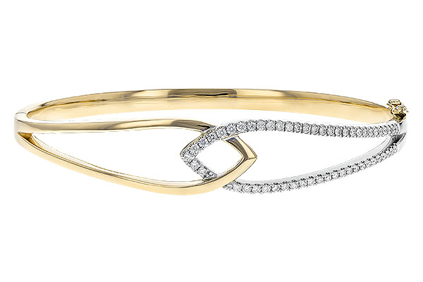 B225-89899: BANGLE BRACELET .50 TW