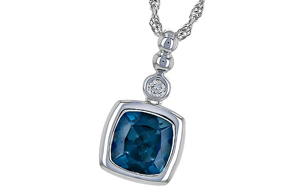 B226-76199: NECK 1.50 LONDON BLUE TOPAZ 1.54 TGW