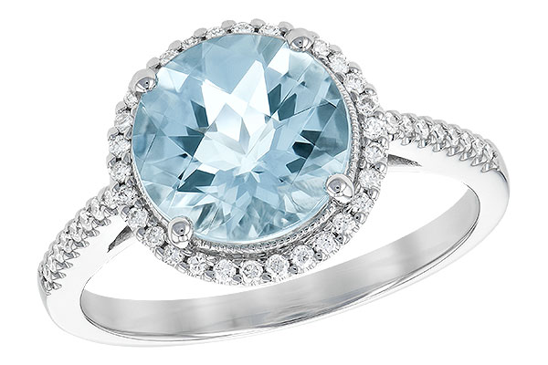 B226-78945: LDS RG 2.08 AQUAMARINE 2.27 TGW