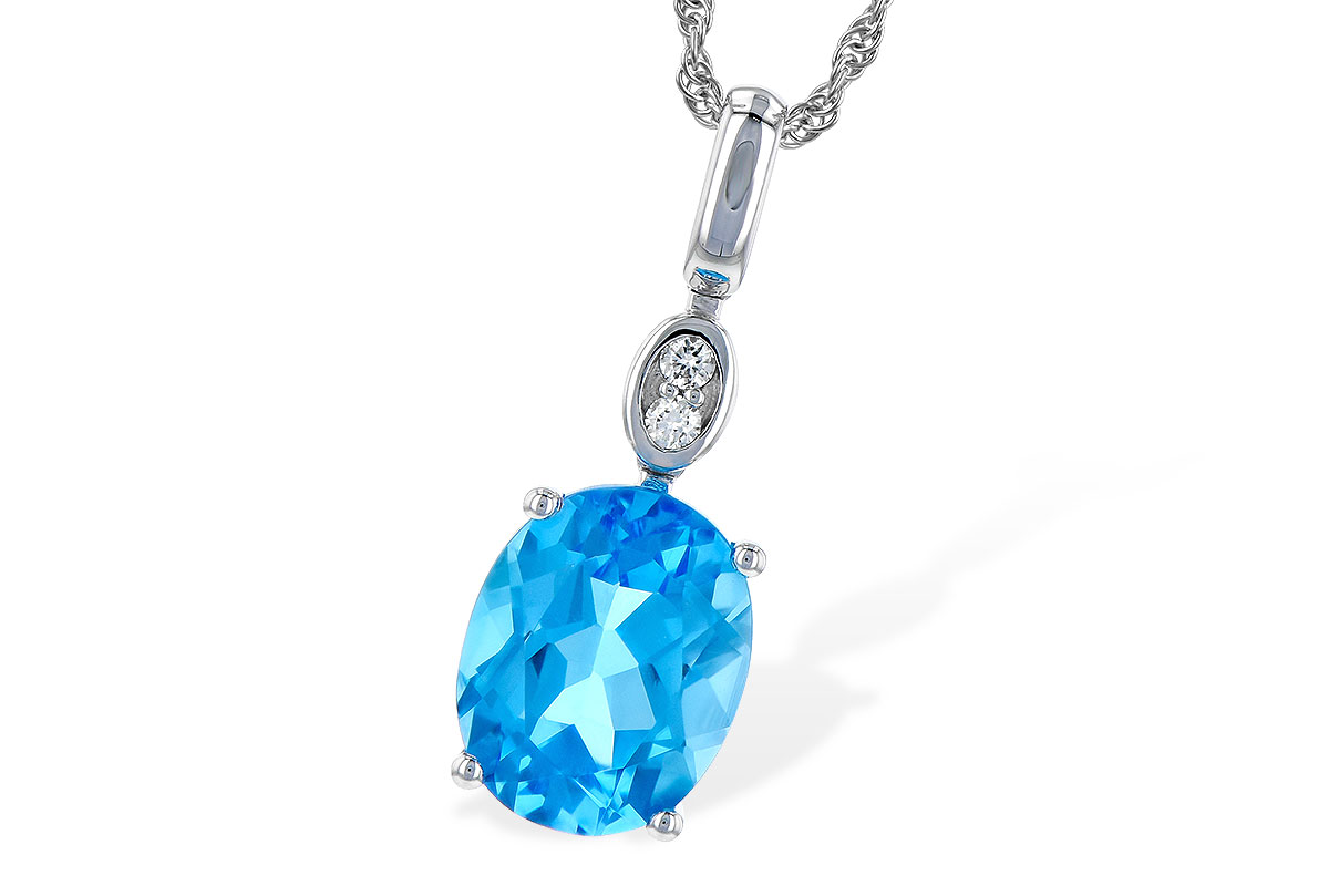 B226-80818: NECK 2.84 BLUE TOPAZ 2.87 TGW (10x8MM BT)