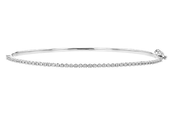 B226-81718: BANGLE BRACELET .50 TW