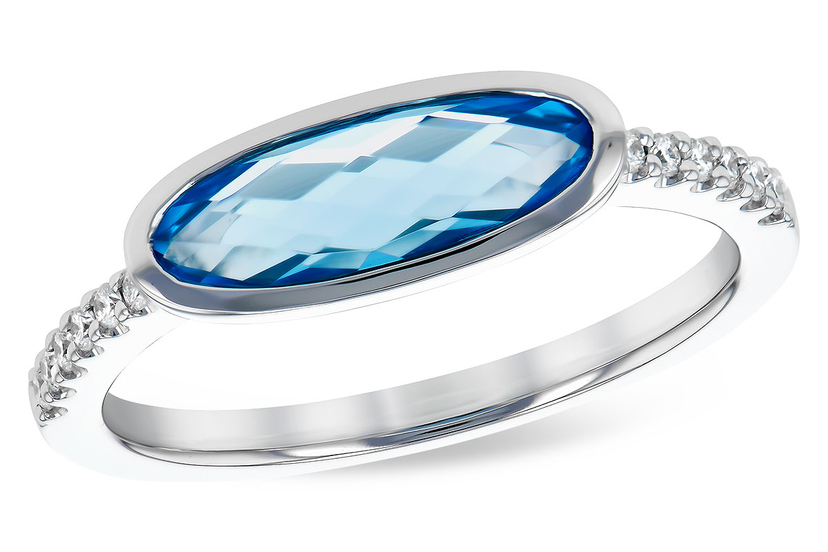 B309-48981: LDS RG 1.30 BLUE TOPAZ 1.40 TGW