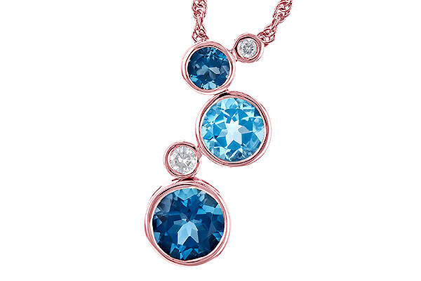 B309-52627: NECK 2.30 BLUE TOPAZ 2.40 TGW