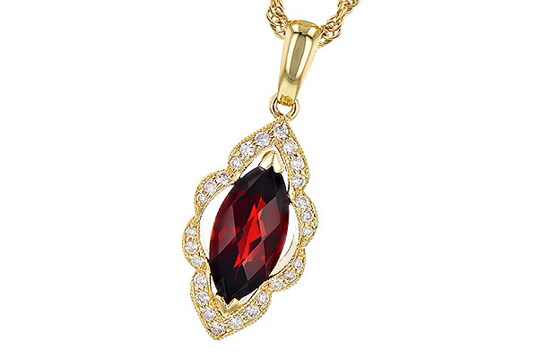 B309-53472: NECK 1.25 GARNET 1.36 TGW