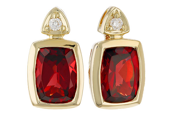 B310-40799: EARR 1.90 TW GARNET 1.94 TGW (7x5MM GAR)