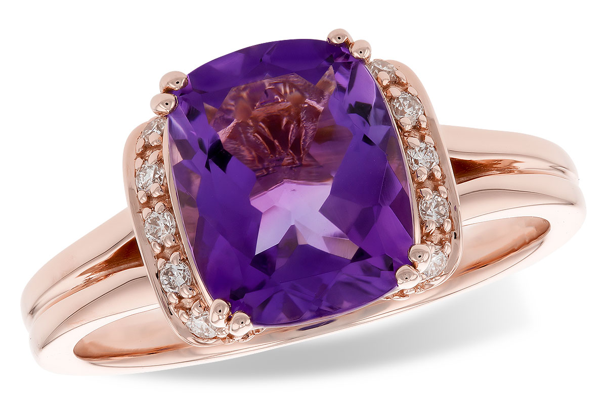 B310-43499: LDS RG 2.33 AMETHYST 2.42 TGW (10x8MM AMY)