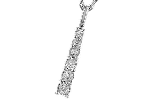 B310-45290: NECKLACE .25 TW
