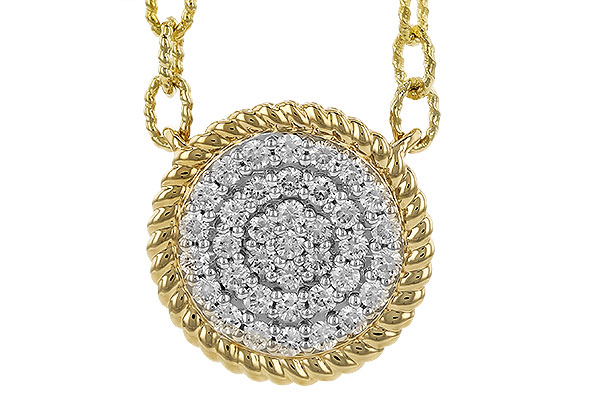 B310-45318: NECKLACE .32 TW (18")