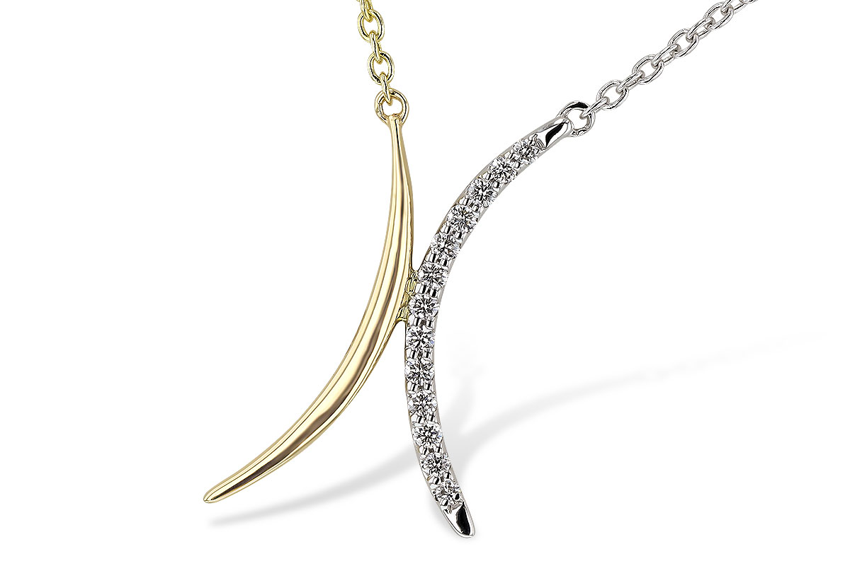 B311-28036: NECKLACE .14 TW (18")
