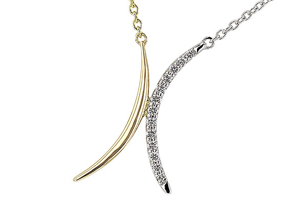 B311-28036: NECKLACE .14 TW (18")
