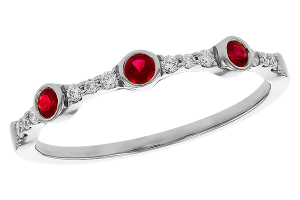 B311-30781: LDS WED RG .15 RUBY .24 TGW
