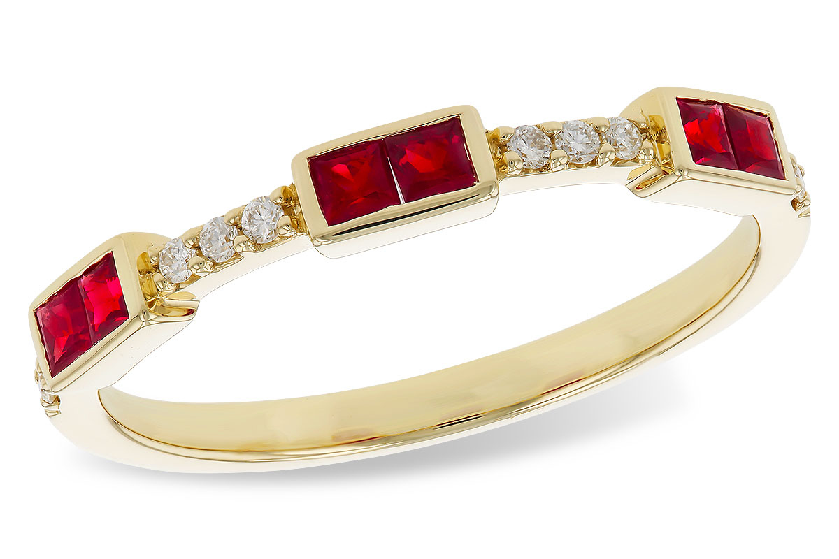 B311-32554: LDS WED RG .34 RUBY .41 TGW